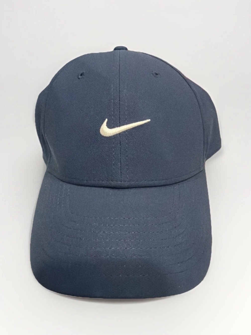 Nike Navy Cap with White Swoosh Embroidery